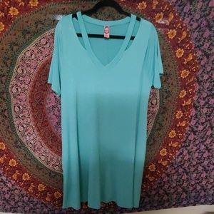 Turquoise dress